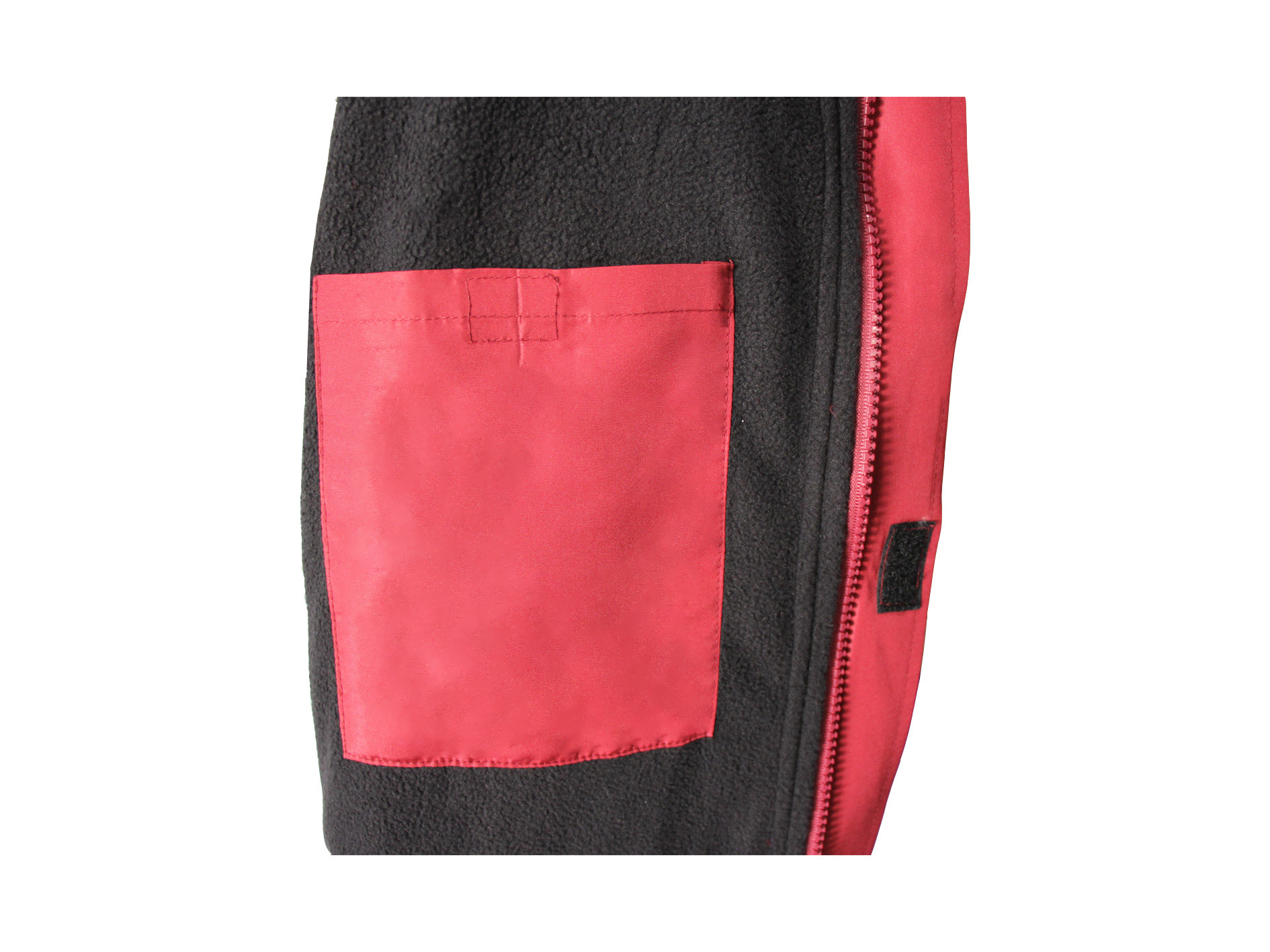 100% Polyester Winter Jacket Hexagonal Pattern Women Thermal Red Jacket Polar Fleece