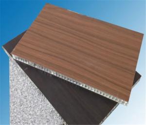 China PVDF Coated Sandwich Aluminum Honeycomb Panel Width 1220mm Fireproof wholesale