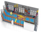 Commercial Trampoline Park Equipment With PP Matress ASTM Standard