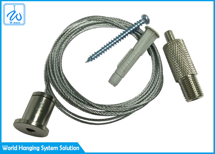 Light Suspension Kit Wire Rope Stainless And Adjust Cable Gripper
