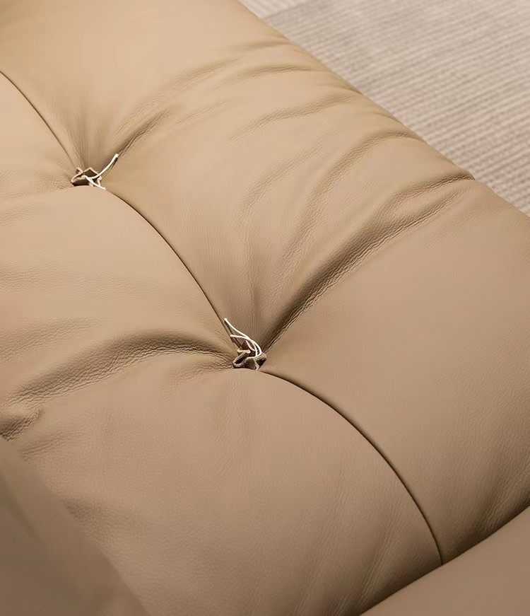 Latest Design 3-Seater Luxury Leather Couch Living Room Sofas Home Furniture