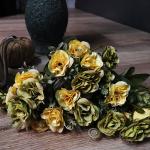 Fabric Artificial Hydrangea Rose Dining Room Desktop TV Cabinet Flower