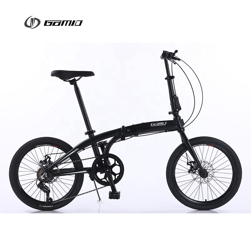GOMID 20 inch SHIMANO kit gear cycle aluminium alloy folding city bike bisiklet custom foldable bicycle for easy storage