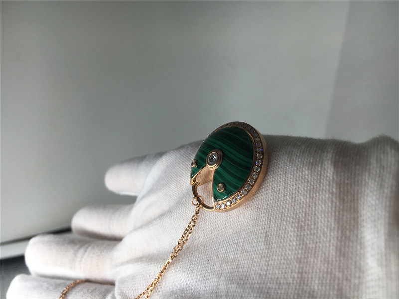 Malachite High End Custom Jewelry Amulette De Necklace For Women