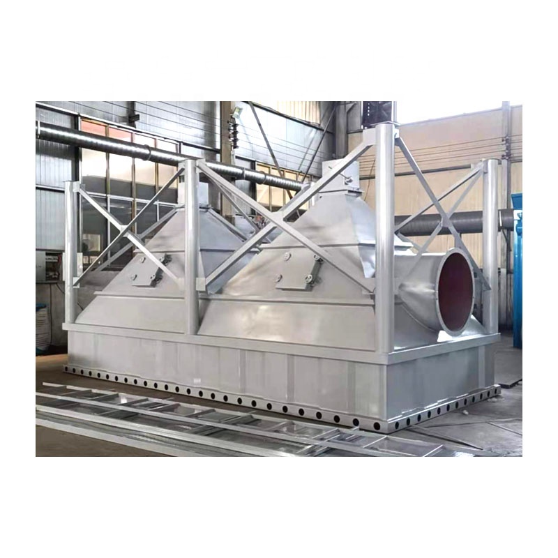 Wind Cleaning Process Air Jet Filter Bag Dust Collector for 3kw Rotary Kiln