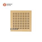 Modern Style Veneer Acoustic Perforated Wood Panels For Residential Office
