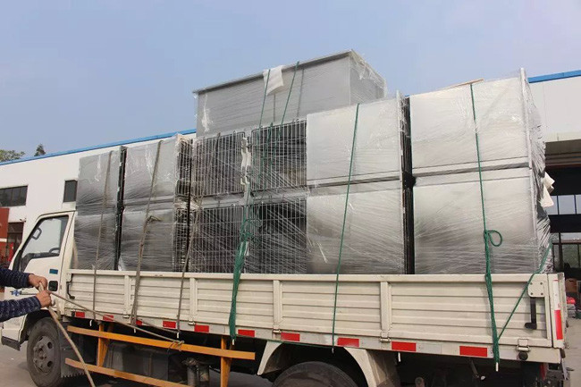 Four Cages Stainless Steel Pet Cages 1220 * 690 * 1560mm For Pet Boarding