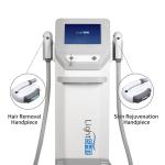 Hair Removal Skin Rejuvenation SHR IPL Beauty Machine 2000W With 2 Handles