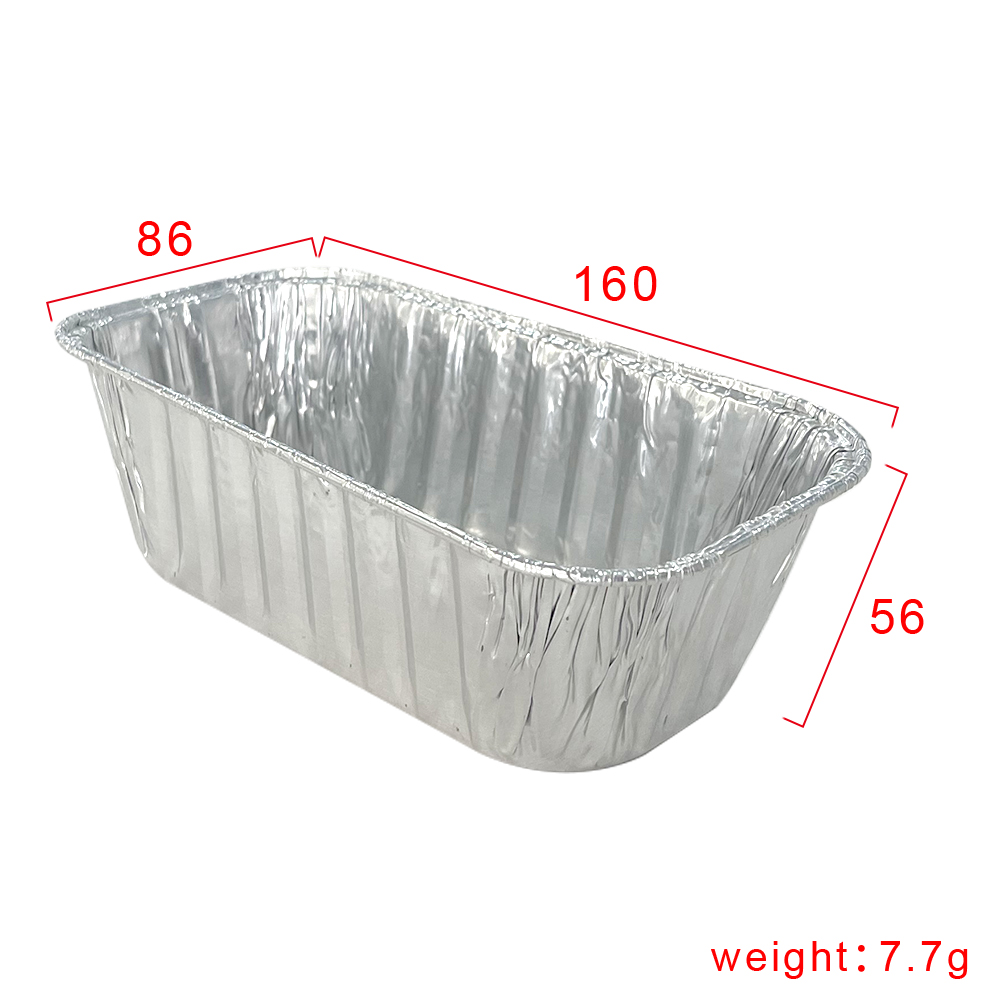 Rectangular Loaf Pan Cupcake Mould Aluminum Foil Cake Baking Oven for Food Container