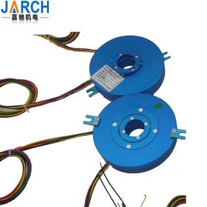 China 360° Rotating 240VAC 300rpm 25.7mm Through Hole Slip Ring wholesale
