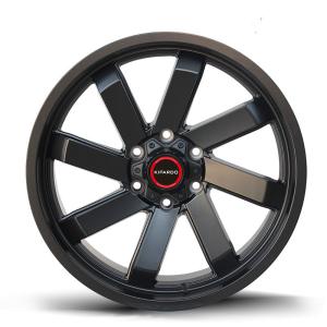 China 16 17 18 19 20 Inch 6×139.7 4x4 black Off Road alloy wheel Rims for sale wholesale