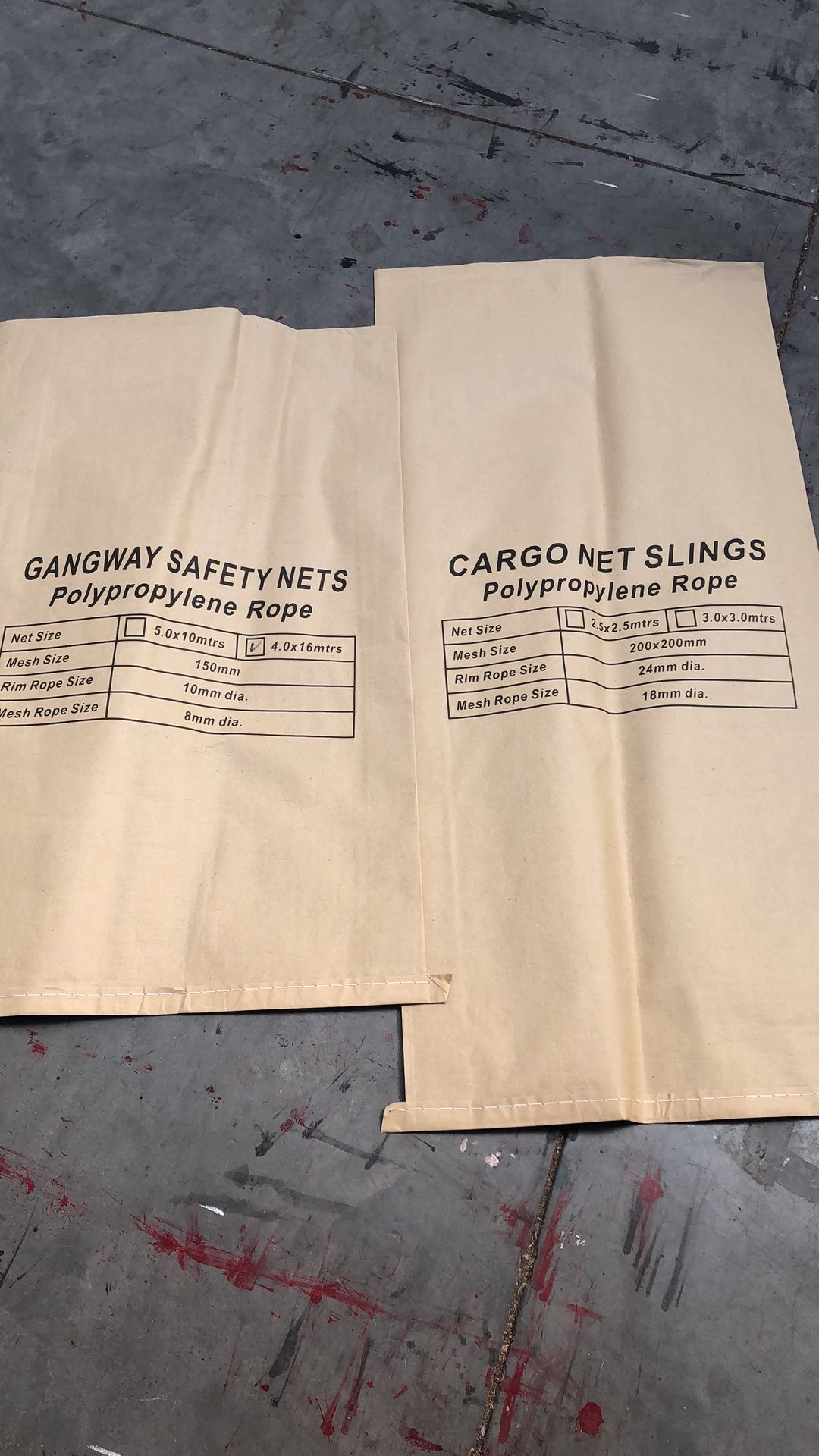 PP Safety Net Cargo Industrial Protection with Customized Logo and Processing Service