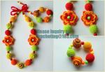 Teething necklace,Breastfeeding Necklace for Mom,Teething toy, pistachio