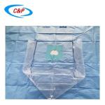 SMS PE Sterile Blue Craniotomy Drape Towel For Head Surgery