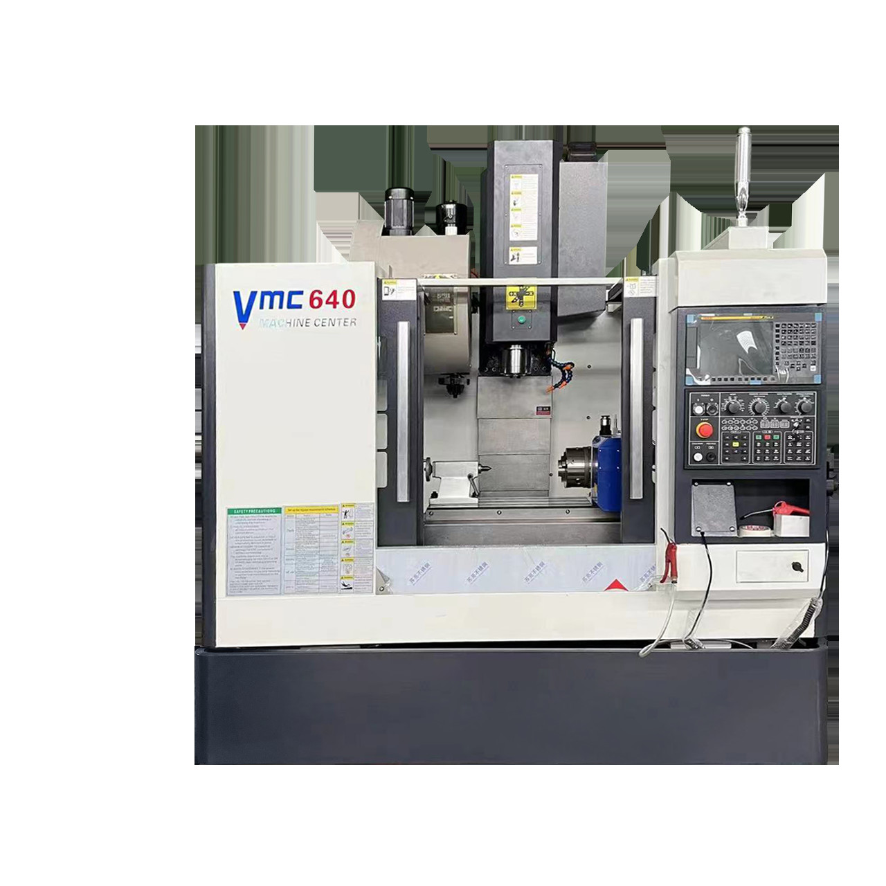 Bore GSK Siemens Fanuc Vertical Machining Center VMC 640 4 Axis BT40 8000rpm