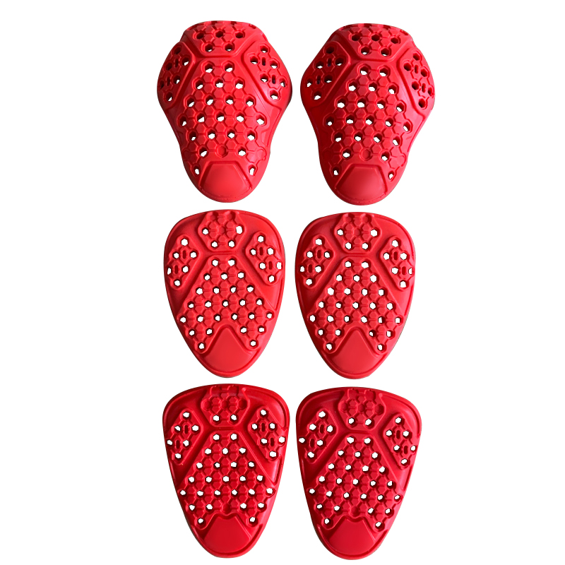 70% Nylon 30% Spandex PU Red Motorcycle Protective Gear Flexible and Long-Lasting