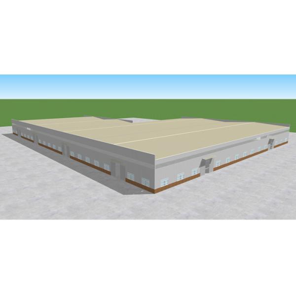 Prefab Steel Construction Warehouse Steel Sheds Commercial Metal Buildings