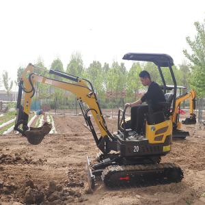 China Hydraulic Mini Garden Digger , Diesel Mini Excavator Supplier wholesale