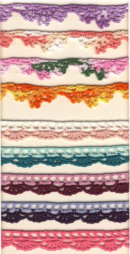 mixed color 20yards/lot(1.0cm wide) Cotton Crochet Lace Ribbon Wedding Sewing Bridal Bow L