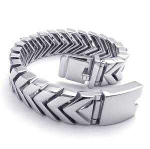 China High Quality Tagor Stainless Steel Jewelry Fashion Men's Casting Bracelet PXB137 wholesale