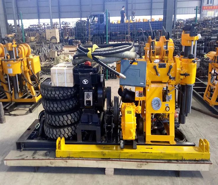 100 M Depth Xy-1 Trailer Mounted Drilling Rig For Mining Investigation And Exploration