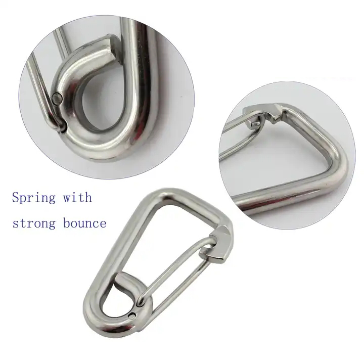 Polished Finish Spring Snap Hook The Ultimate Gear for Hiking and Climbing Adventures