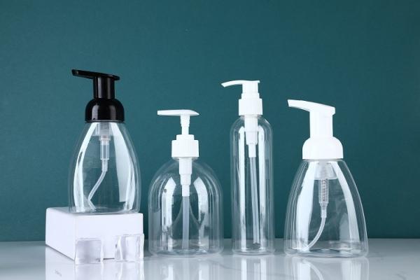 Transparent shampoo bottle，hand wash bottle ,empty plastic spray bottle with