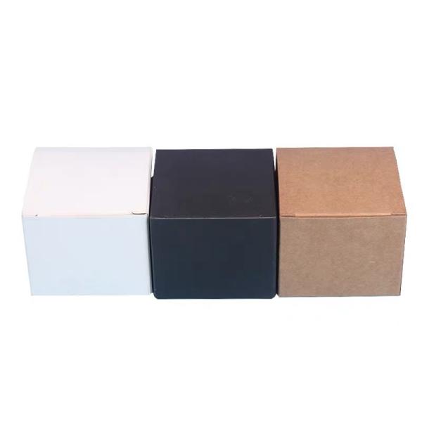 Foldable Recycled Soap Packaging Flat Pack Cardboard Boxes Essential Oil Perfume Bottle