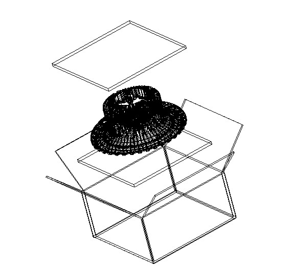 50w 100w 200w UFO LED High Bay Light For Indoor Warehouse , High Brightness