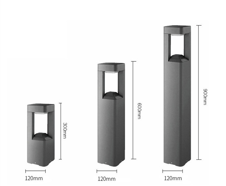 700lm Outdoor Lawn Lights OEM Service Accepted AC85-265V Input Voltage