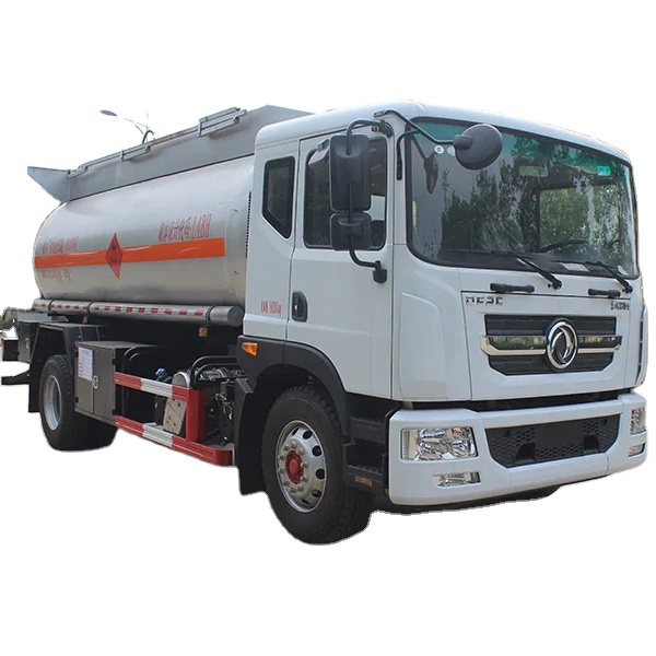 Dongfeng Tianjin Small Axle Flammable Liquid Tank Transporter 15 Tons