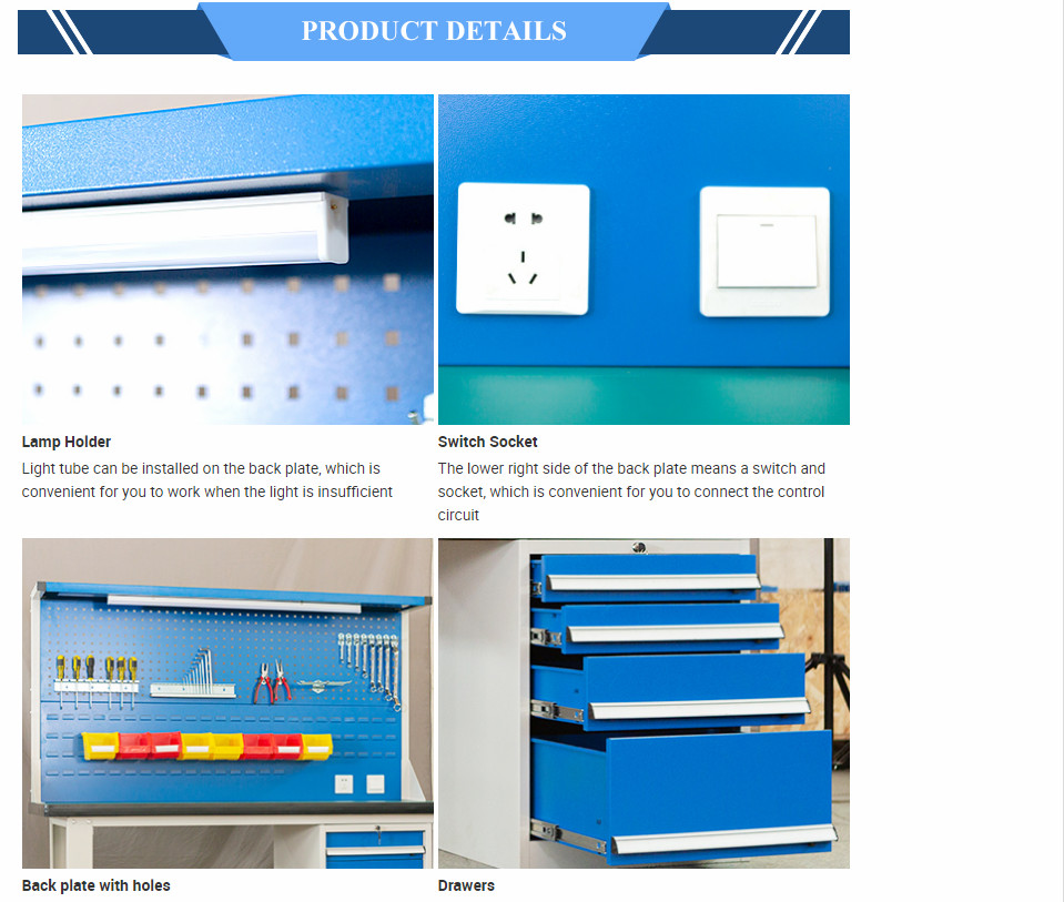 Heavy Duty Car Repair Rolling Tool Carts With Drawers ISO9001