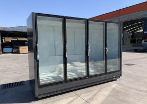 China Super Market Remote Four Glass Door Display Freezer Cabinets Multideck wholesale