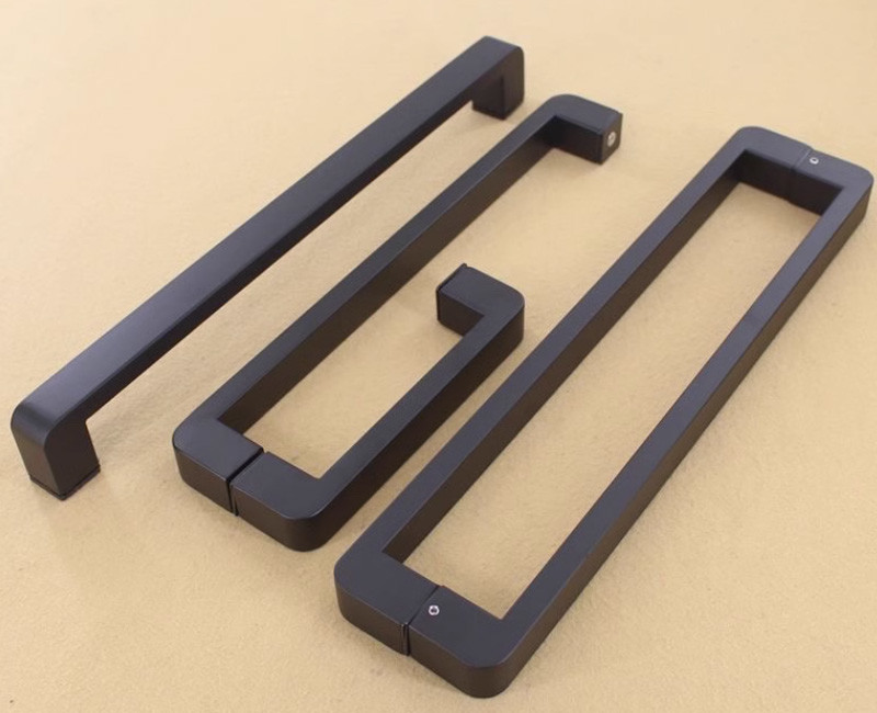 SUS304 Waterproof Shower Glass Door Handle High Security Shower Door Pull Handle