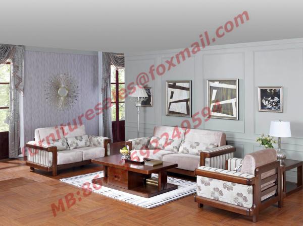 High Quality 1+2+3 Wooden Sofa Set from Shenzhen Right Home Furniture in