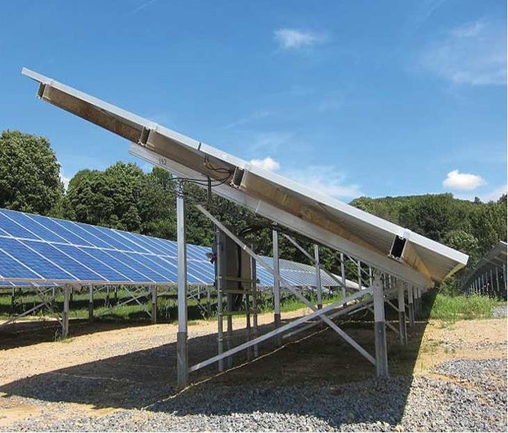Galvanized Q235B Q345B solar ground mounting system ground solar bracket solar structure