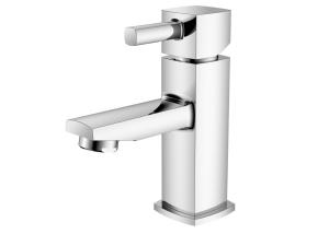 China Ceramic/Brass/Polished Single Lever Monobloc Chrome Basin Mixer T8182AMW wholesale