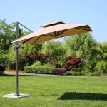 OU-001 Square Outdoor Furniture Patio 2.5*2.5 Meters Roman Sun Umbrella