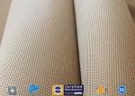 Brown 31oz Silica Fabric 800℃ Working Temperature 0.05" Thick Fireproof Curtain