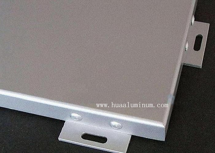 Facade Silver 1220*2440mm Aluminium Solid Panel Abrasion Resistant