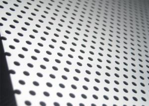 China 316 Round Hole 0.5m Stainless Steel Perforated Plate wholesale