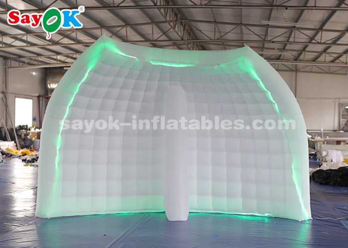 Inflatable Party Tent Portable Inflatable Photo Booth Background Wall With Led Light Strip For Events