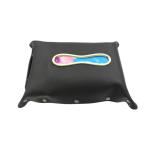 PU Leather 0.79 Inches Tissue Paper Storage Box For Car Sun Visor