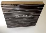 Wood grain acrylic sheet faced mdf for furniture