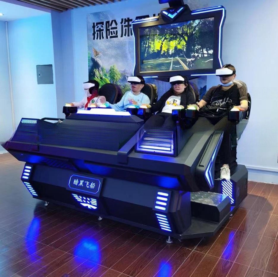 Dreamland 9d virtual reality simulator vr games cinema 4 seats 9d amusement park products vr cinema for sale