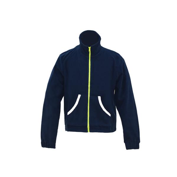 Heavy Duty Safety Work Clothes 100% Polyester Material With 2 Pockets