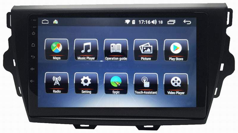 Ouchuangbo GPS navigation audio radio for Great Wall C30 support BT MP3 mirror link android 8.1 OS 4+64