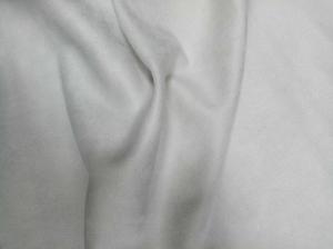 China Milk white single-sided suede 295gsm wholesale