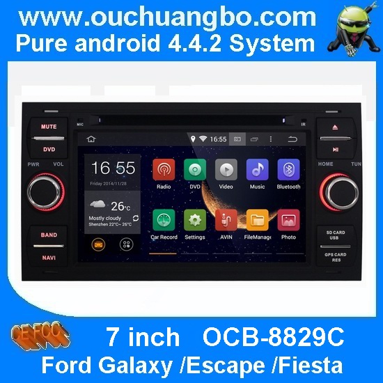Ouchuangbo Auto Stereo GPS navigation for Ford Galaxy /Escape /Fiesta Android 4.4 3G wifi Media Player OCB-8829C
