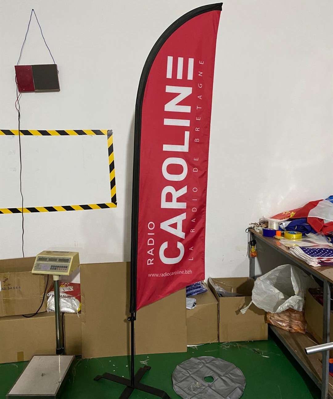 Exhibition Event Teardrop Feather Banner Dye sublimation printing